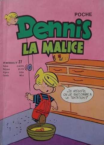 Scan de la Couverture Dennis La Malice Poche n 27